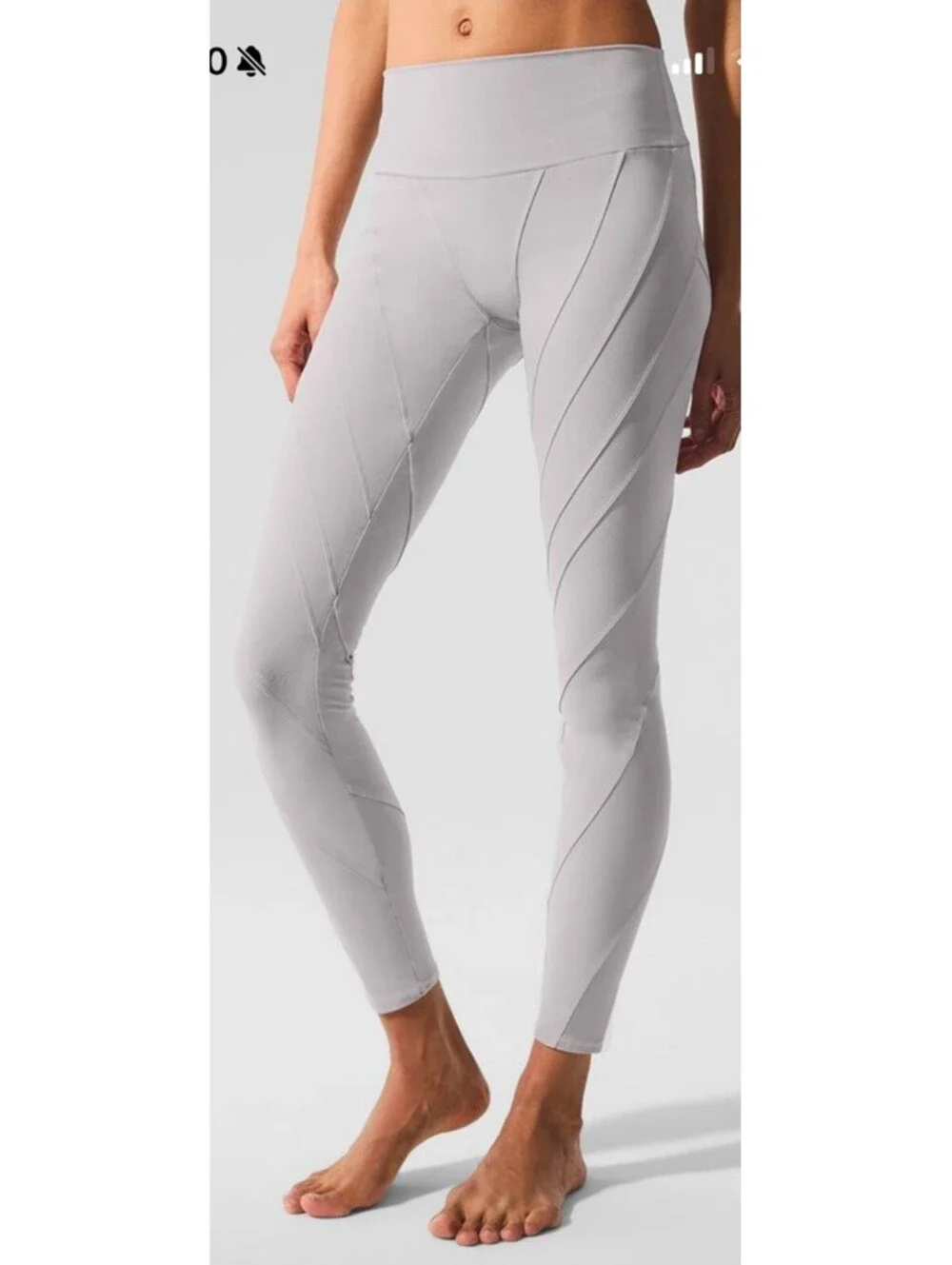 Alo Yoga Alosoft High-Waist Sunray Leggings, size small